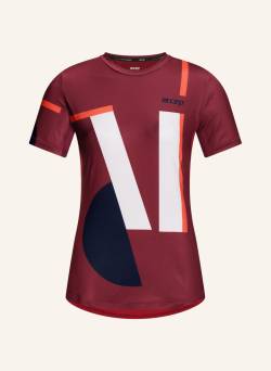 Cep Laufshirt The Run Short Sleeve rot von CEP