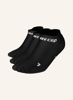 Cep Laufsocken The Run 3-Pack No Show Mit Kompression schwarz von CEP