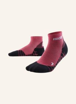 Cep Trekking-Socken Light Merino Low Cut  Mit Kompression pink von CEP