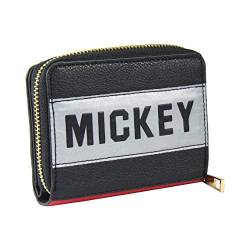 Artesania Cerda Damen Cartera Tarjetero Mickey Geldbörse, Schwarz (Black 30) von CERDÁ LIFE'S LITTLE MOMENTS