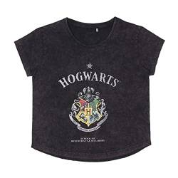 CERDÁ LIFE'S LITTLE MOMENTS Damen Acid Wash Tshirt Harry Potter Kurzarm T Shirt Offizielle Warner Bros Lizenz, Bunt, S von CERDÁ LIFE'S LITTLE MOMENTS