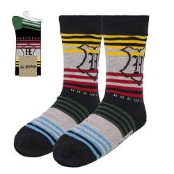 CERDÁ LIFE'S LITTLE MOMENTS Damen Baumwolle | Harry Potter Lange Socken Herren Bunt Offizieller Lizenz, Mehrfarbig, 35-41 von CERDÁ LIFE'S LITTLE MOMENTS