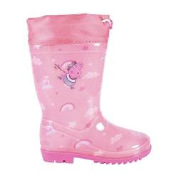 CERDÁ LIFE'S LITTLE MOMENTS Gummistiefel Mädchen mit verstellbarem Gummizug für besseren Tragekomfort und minimales Wassereindringen, Rosa, 23 EU von CERDÁ LIFE'S LITTLE MOMENTS