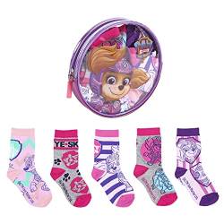 CERDÁ LIFE'S LITTLE MOMENTS Jungen 2200007422_T1922-C81 Packung mit 5 Paw Patrol Cotton Socken für Mädchen mit offizieller Nickelodeon Lizenz, Multicolor, 19-22 (5er Pack) von CERDÁ LIFE'S LITTLE MOMENTS