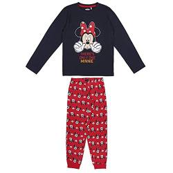 CERDÁ LIFE'S LITTLE MOMENTS Mädchen Minnie Mouse Schlafanzug Winter Kinder Pyjama 100% Baumwolle-Offizielle Disney Lizenz, Rot, 12 Jahre von CERDÁ LIFE'S LITTLE MOMENTS