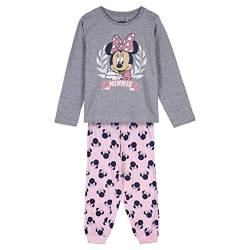 CERDÁ LIFE'S LITTLE MOMENTS Mädchen Pyjama Fille d'Hiver de Minnie Mouse 100% Coton Avec T-Shirt à Manches Longues et Pantalon-Licence Officielle Disney Pyjamaset, Gris, 5 ans von CERDÁ LIFE'S LITTLE MOMENTS