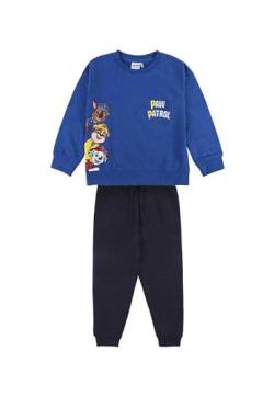 CERDÁ LIFE'S LITTLE MOMENTS Paw Patrol Sweat-Shirt mit Jogging-Hose Jogging-Anzug Trainings-Anzug Kinder Jungen, Farbe:Blau, Größe Kids:104 von CERDÁ LIFE'S LITTLE MOMENTS