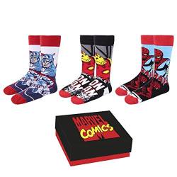 CERDÁ LIFE'S LITTLE MOMENTS Unisex Adulto Pack 3 Calcetines Algodón de Licencia Oficial Marvel, Multicolor, 36-40 von CERDÁ LIFE'S LITTLE MOMENTS