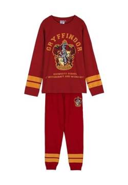Harry Potter Gryffindor Schlafanzug Pyjama Langarm-Shirt + Schlaf-Hose Kinder, Größe Kids:128 von CERDÁ LIFE'S LITTLE MOMENTS
