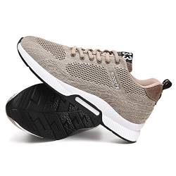 Aufzug Schuhe Herren 2,36 Zoll Elevator Schuhe Schnürhalbschuhe Leichte Atmungsaktiv Anzugschuhe Lace-up Sportschuhe Freizeitschuhe Braun 38 von CERYTHRINA