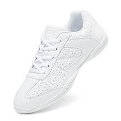 Damen Weiß Cheerleading Schuhe Dance Schuhe Leichte Cheerleading Uniform Schuhe Tanzschuhe Walkingschuhe Sportschuhe Weiß 39 von CERYTHRINA