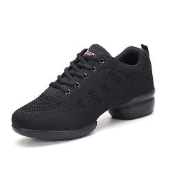 Split Sole Athletic Schuhe Trainer leichte Jazz Fersenschuhe Training Tanzsneaker Laufschuhe Leichte Schuhe Black 41 von CERYTHRINA