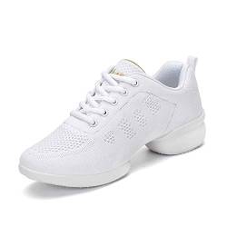 Split Sole Athletic Schuhe Trainer leichte Jazz Fersenschuhe Training Tanzsneaker Laufschuhe Leichte Schuhe White 40 von CERYTHRINA