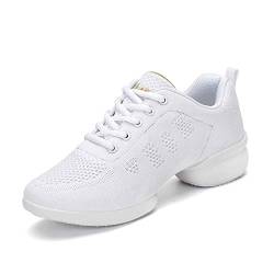 Split Sole Athletic Schuhe Trainer leichte Jazz Fersenschuhe Training Tanzsneaker Laufschuhe Leichte Schuhe White 41 von CERYTHRINA