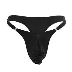 CEWIFO Badestring Herren Sexy Herren Einfache Persönlichkeit Mode Lässig Sexy Mini Tanga Unterwäsche T Hosen Badeanzug Herren String Mini von CEWIFO