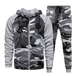 CEWIFO sportbekleidung für herren jogginganzug activewear für herren set sportbekleidung für herren jogginganzug herren 80er jahre sweatshirt herren langarm ohne kragen #01 von CEWIFO