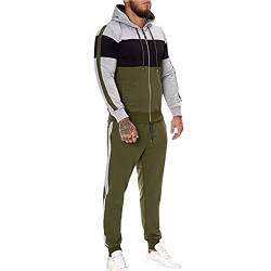 CEWIFO trainingsanzug herren fussball Home kapuzenpullover herren reißverschluss 5xl kapuzenpullover herren 3xl jumpsuit herren 5xl hoodie herren carhartt blau sportbekleidung männer gym #01 von CEWIFO