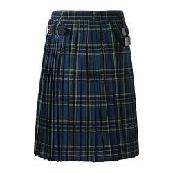 schottischer Kilt Herren lang Retro Rock schottischer Kilt Herren zubehör Schottischer Karo Kilt Faltenrock Men's Fashion Scottish Skirt Retro Rock lang Herren Scottish Skirt von CEWIFO