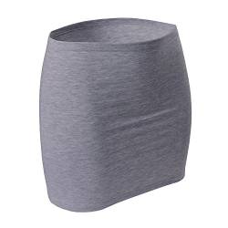 CFLEX Damen Variotube-Nierenwärmer, Shirtverlängerung, Minirock aus Baumwolle - Grey Melange XS-S von CFLEX