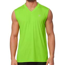 CFLEX Herren Sport Shirt Fitness Muscle-Shirt Sportswear Collection - Electric Green S von CFLEX
