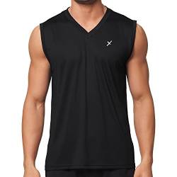 CFLEX Herren Sport Shirt Fitness Muscle-Shirt Sportswear Collection - Schwarz S von CFLEX