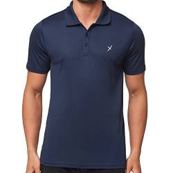 CFLEX Herren Sport Shirt Fitness Polo-Shirt Sportswear Collection - Navy S von CFLEX