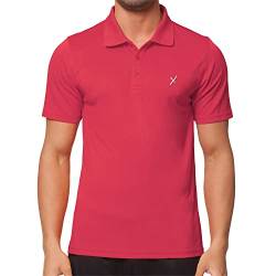 CFLEX Herren Sport Shirt Fitness Polo-Shirt Sportswear Collection - Rot S von CFLEX