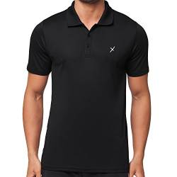 CFLEX Herren Sport Shirt Fitness Polo-Shirt Sportswear Collection - Schwarz M von CFLEX