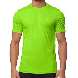 CFLEX Herren Sport Shirt Fitness T-Shirt Sportswear Collection - Electric Green S von CFLEX