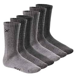 CFLEX Lifestyle Damen & Herren Crew Socks (6 Paar) - Sports Mouline 43-46 von CFLEX