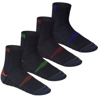 CFLEX Sportsocken Damen & Herren Laufsocken (4 Paar) mit verstärkten Zonen von CFLEX