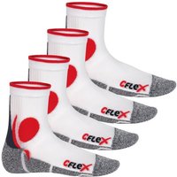 CFLEX Sportsocken Damen und Herren Running Funktions-Socken (4 Paar) Laufsocken von CFLEX