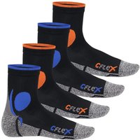 CFLEX Sportsocken Damen und Herren Running Funktions-Socken (4 Paar) Laufsocken von CFLEX