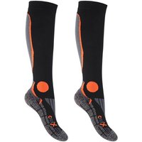 CFLEX Sportsocken Herren & Damen Running Kompressions Sport Kniestrümpfe (2 Paar) von CFLEX