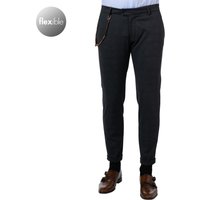 CG Herren Hose blau Mikrofaser Slim Fit von CG