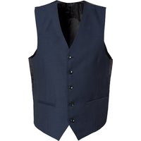 CG Herren Weste blau Schurwolle gemustert Slim Fit von CG