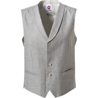 CG Herren Weste grau Schurwolle meliert Slim Fit von CG