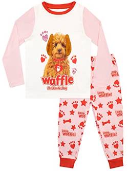 Waffle the Wonder Dog Mädchen Character Schlafanzug Rosa 110 von ＣＨＡＭＯＫＡ