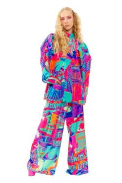 CHAOUICHE Damen Chaouiche Pijamahemd Hemd, Downtown La-druck, S EU von CHAOUICHE