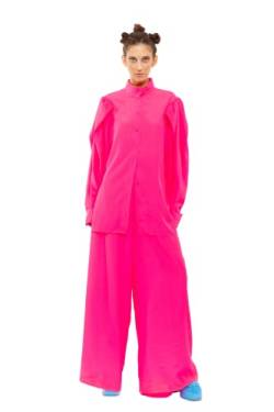 CHAOUICHE Damen Pajama-Shirt, Rosa, L von CHAOUICHE