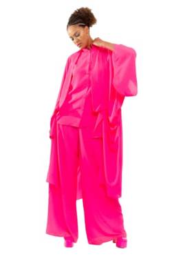 CHAOUICHE Kimono für Damen, Rosa, XXL von CHAOUICHE