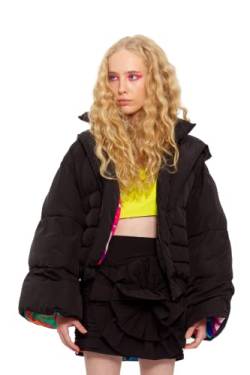 CHAOUICHE Unisex Pufferjacke, Schwarz, M von CHAOUICHE