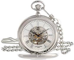 CHARLES-HUBERT PARIS 3953-W Classic Collection Taschenuhr, analoges Display, mechanischer Handaufzug von CHARLES-HUBERT PARIS