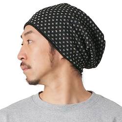 CHARM Bio Baumwolle Slouch Beanie Gemacht In Japan Groß Weich Sommer Hut Kühlung Beanie Für Männer & Frauen Krebs Chemo Mode Star Schwarz von CHARM