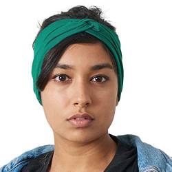 CHARM Herren Japanisch Bandana Stirnband - Damen Headband Haar Band Sport Grün von CHARM