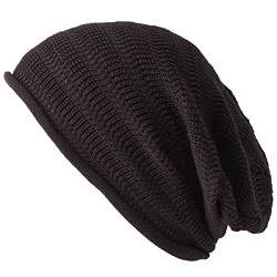 CHARM Herren Sport Beanie gemacht in Japan Schweiß absorbierend Braun von CHARM