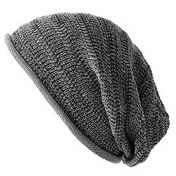 CHARM Herren Sport Beanie gemacht in Japan Schweiß absorbierend Mix Schwarz von CHARM