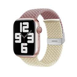 CHARM Nylon-Armband, kompatibel mit Apple Watch-Armbändern für Damen, Ultra iWatch Serie 9, 8, 7, 6, 5, 4, 3, 2, 1 SE, 49 mm, 45 mm, 44 mm, 42 mm, 41 mm, 40 mm, 38 mm, Armband für Herren von CHARM