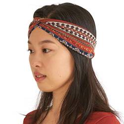 CHARM Sommer Stirnband Turban Haarband Damen - Kopfband Fitness-Stirnbänder Elastische Baumwolle Joggen Sportliche von CHARM