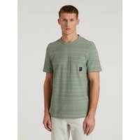 CHASIN' T-Shirt - gestreiftes Basic T-Shirt - regular fit - MORROW von CHASIN'